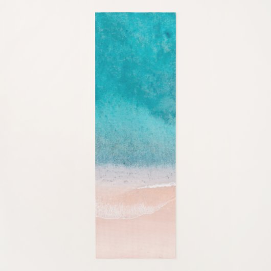 Sandseewellen Template Beach Fitness Yogamatte (Vorderseite)