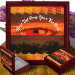 Sandset Eye 2106 Keepake Box Erinnerungskiste<br><div class="desc">Malerei "Sunset Eye 2106" Collection Personalize auf der Produktseite oder klicken Sie auf die Schaltfläche "Anpassen" für weitere Designoptionen. Das Design entstand aus meinem Bild "Sunset Eye 2106", das einen Sonnenuntergang vom Balkon meiner Freunde einfangen ließ und dieses Auge in der Wolkenbildung vorstellte. Matching Produkte sind in dieser Sammlung verfügbar....</div>