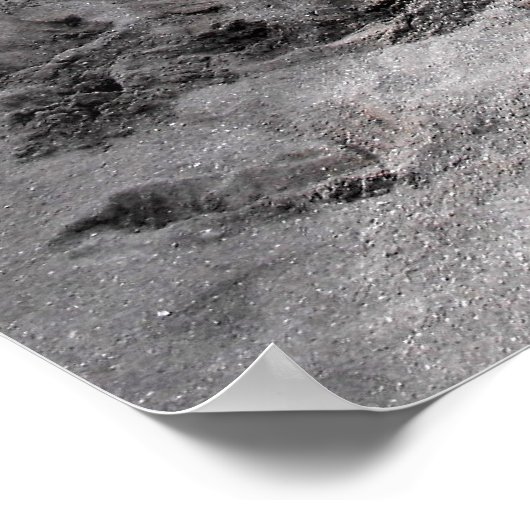 Sandskulptur im Frühling in Marbella Poster (Ecke)