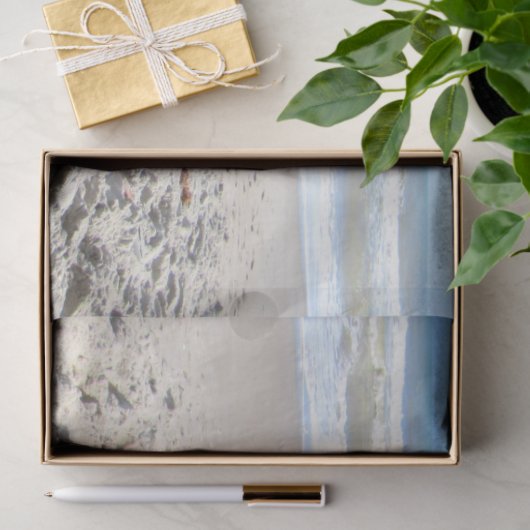 Sandskulptur Snowman Weihnachtsthema P Seidenpapier (Geschenk)