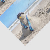 Sandskulptur Weihnachten Seidenpapier (Ausschnitt)