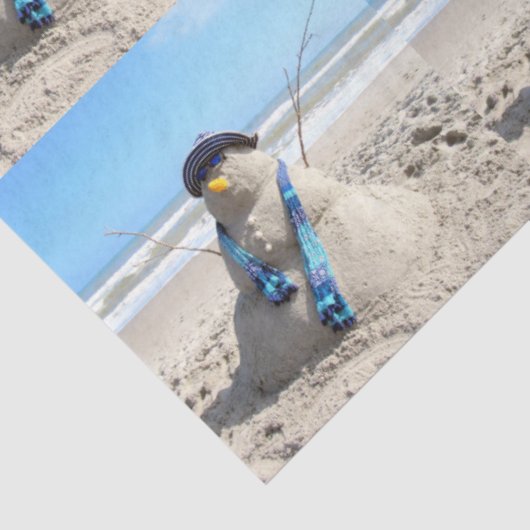 Sandskulptur Weihnachten Seidenpapier (Ausschnitt)