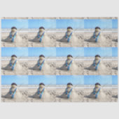 Sandskulptur Weihnachten Seidenpapier (Vorderseite)