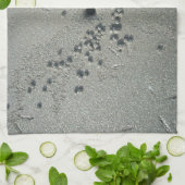 Sandskulpturen: Beach Crabs-Made Sand Formationen Geschirrtuch (Gefaltet)