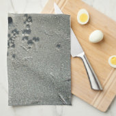 Sandskulpturen: Beach Crabs-Made Sand Formationen Geschirrtuch (Viertel Falte)