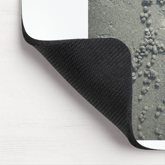 Sandskulpturen: Beach Crabs-Made Sand Formationen Mousepad (Ecke)