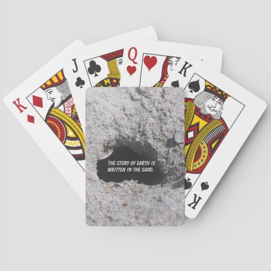 Sandspielkarten Spielkarten (Rückseite)