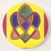 Sandstein-Bierdeckel Getränkeuntersetzer (Vorne)