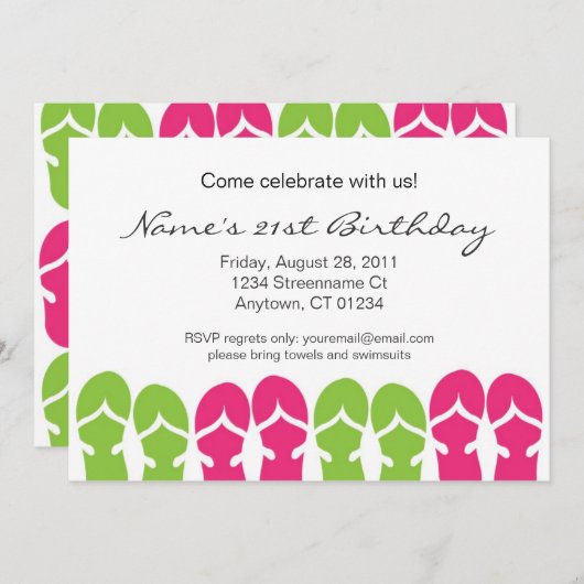 Sandstein Einladung (Vorne/Hinten)