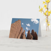 Sandstein-Flossen-Utah-Wüsten-Foto Karte (Gelbe Blume)