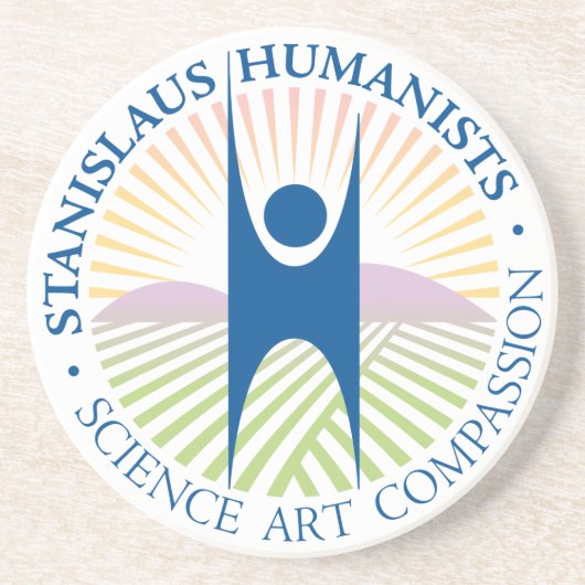 Sandstein-Getränk-Untersetzer Untersetzer (Vorne)