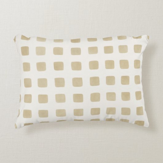 Sandstein Nordic Dots Dekokissen (Vorderseite)
