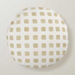 Sandstein Nordic Dots Rundes Kissen