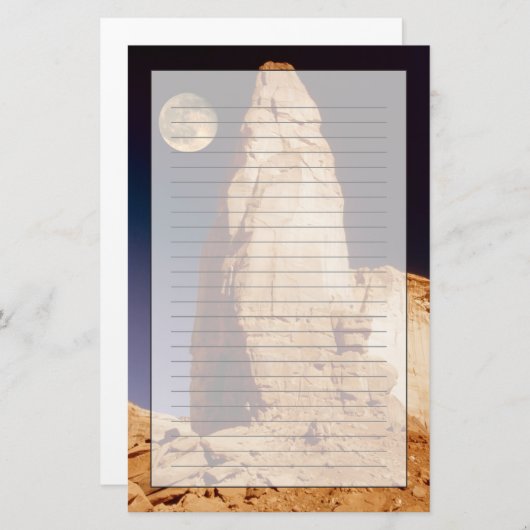 Sandstein Pinacle Briefpapier (Vorne/Hinten)