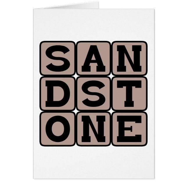 Sandstein, Sedimentgestein (Vorne)