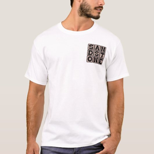 Sandstein, Sedimentgestein T-Shirt (Vorderseite)