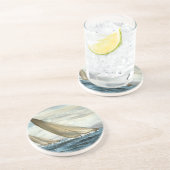 Sandstein-Unterlage Getränkeuntersetzer (Seite)