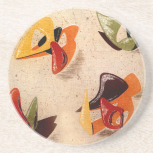 Sandstein-Untersetzer: AMÖBE 1 - KUPFERNER KESSEL Getränkeuntersetzer