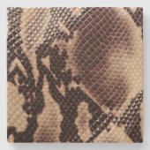 Sandstein Untersetzer-Schlange Haut Steinuntersetzer (Vorderseite)