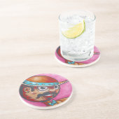 Sandstein-Untersetzer - Tik-Tok Getränkeuntersetzer (Seite)