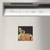 Sandsteinarchitektur Buff mit griffin, Sanchi, MP Magnet (In Situ (Geschirrspüler))