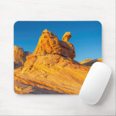 Sandsteinbildung an der weißen Tasche 3 Mousepad (Mit Mouse)