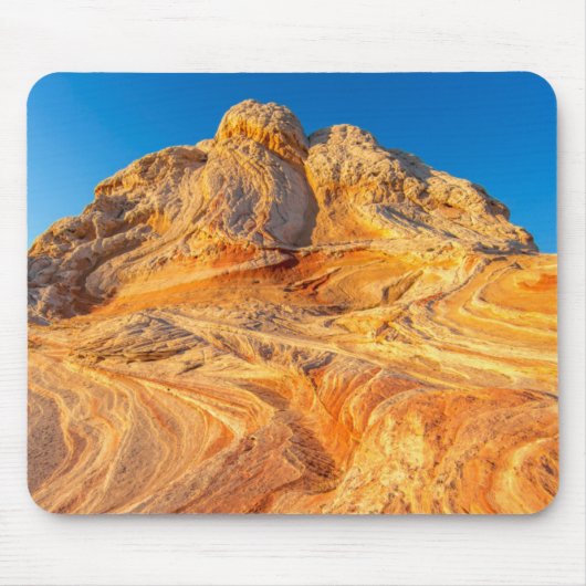 Sandsteinbildung an der weißen Tasche Mousepad (Vorne)
