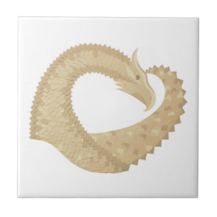 Sandsteindrache Fliese