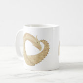 Sandsteindrache Kaffeetasse (Vorderseite Links)