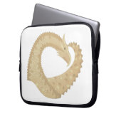 Sandsteindrache Laptopschutzhülle (Vorderseite Links)
