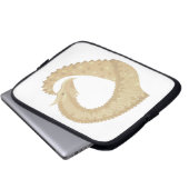 Sandsteindrache Laptopschutzhülle (Vorne Knopf)