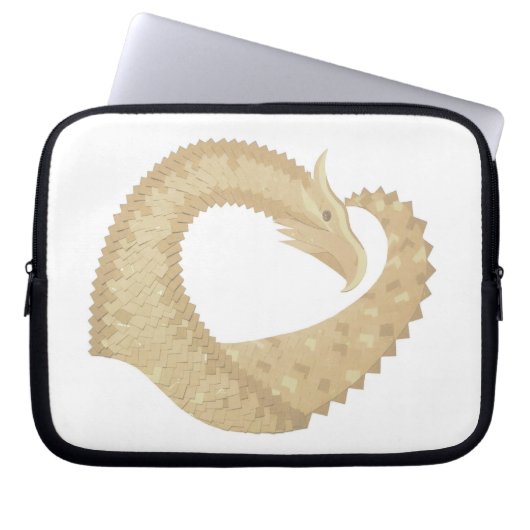 Sandsteindrache Laptopschutzhülle (Vorderseite)