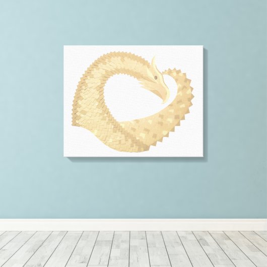 Sandsteindrache Leinwanddruck (Insitu (Holzboden))