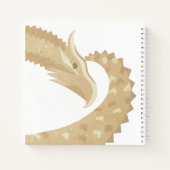 Sandsteindrache Notizbuch (Rückseite)