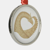 Sandsteindrache Ornament Aus Metall (Rechts)