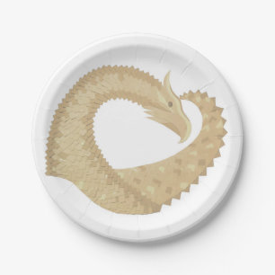 Sandsteindrache Pappteller