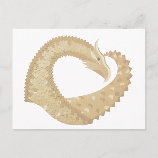 Sandsteindrache Postkarte (Vorderseite)
