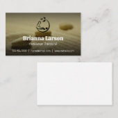 Sandsteine | Logo für Massagetherapie Visitenkarte (Vorne/Hinten)