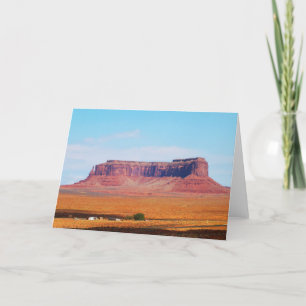 Sandsteinfarben im Monument Valley Feiertagskarte