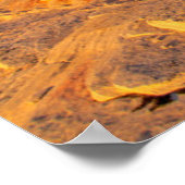 Sandsteinformationen an der weißen Tasche 3 Poster (Ecke)