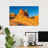 Sandsteinformationen an der weißen Tasche 3 Poster (Heimbüro)