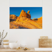 Sandsteinformationen an der weißen Tasche 3 Poster (Küche)