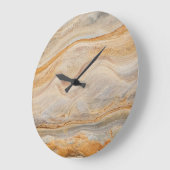 Sandsteinhintergrund - Sandstein, Stone Rock, indi Große Wanduhr (Winkel)