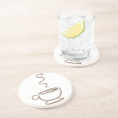 Sandsteinkiste für Kaffeeliebhaber Getränkeuntersetzer (Seite)