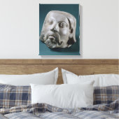 Sandsteinkopf eines Ausländers, Sarnath, 3. Leinwanddruck (Insitu (Schlafzimmer))