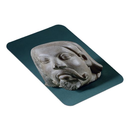 Sandsteinkopf eines Ausländers, Sarnath, 3. Magnet (Rechte Seite)