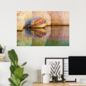 Sandsteinmauer | Glen Canyon, UT Poster (Heimbüro)