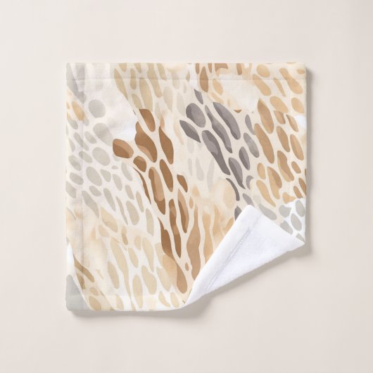 Sandsteinmuster Badhandtuch Set (Waschlappen)