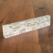 Sandsteinmuster Namensplakette (Seite)