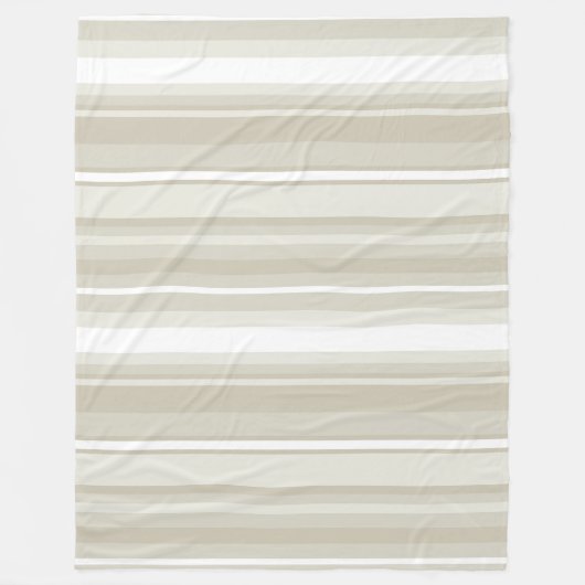 Sandsteinstreifen Fleecedecke (Vorderseite)